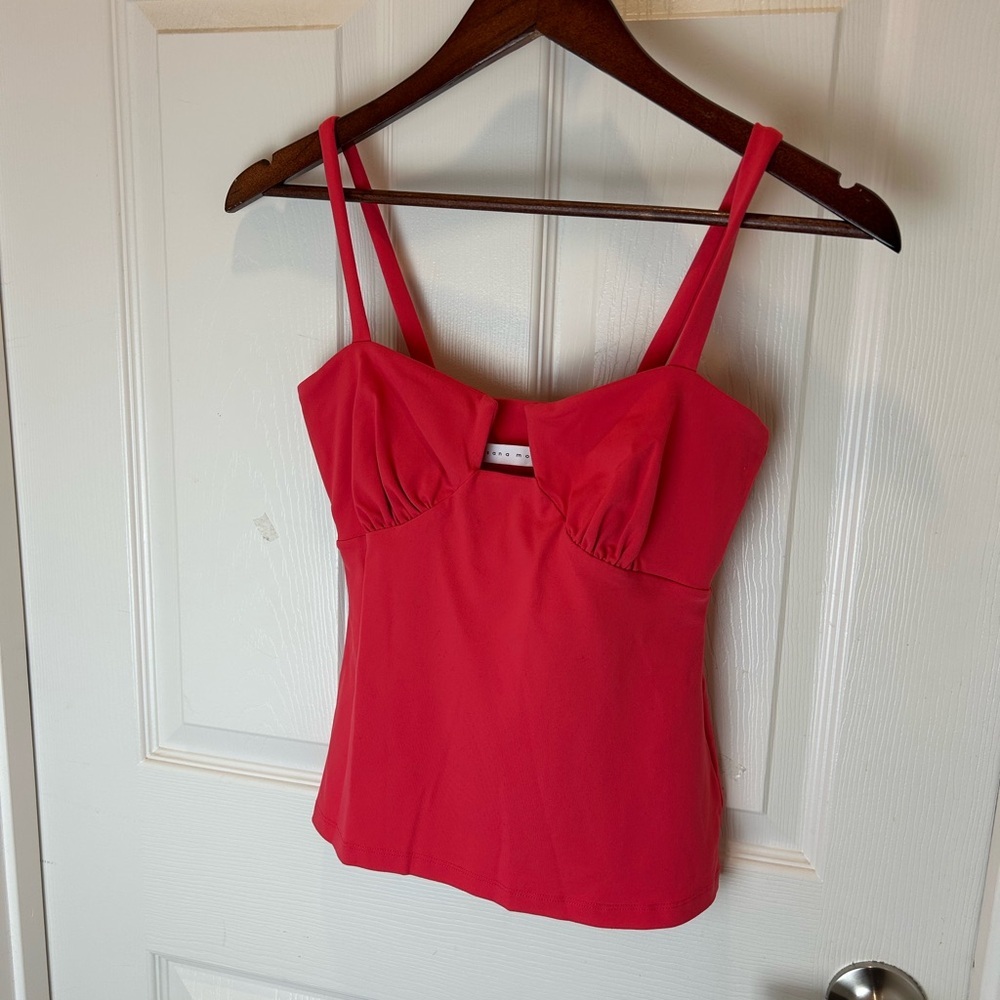 REVOLVE ANGLED WIRE SUSANA MONACO TOP SMALL COLOR WATERMELON - Picture 2 of 6
